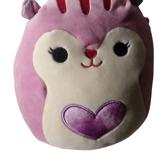 Original Squishmallows 8" Allina The Valentines Day Squirrel - Picture 2 of 5